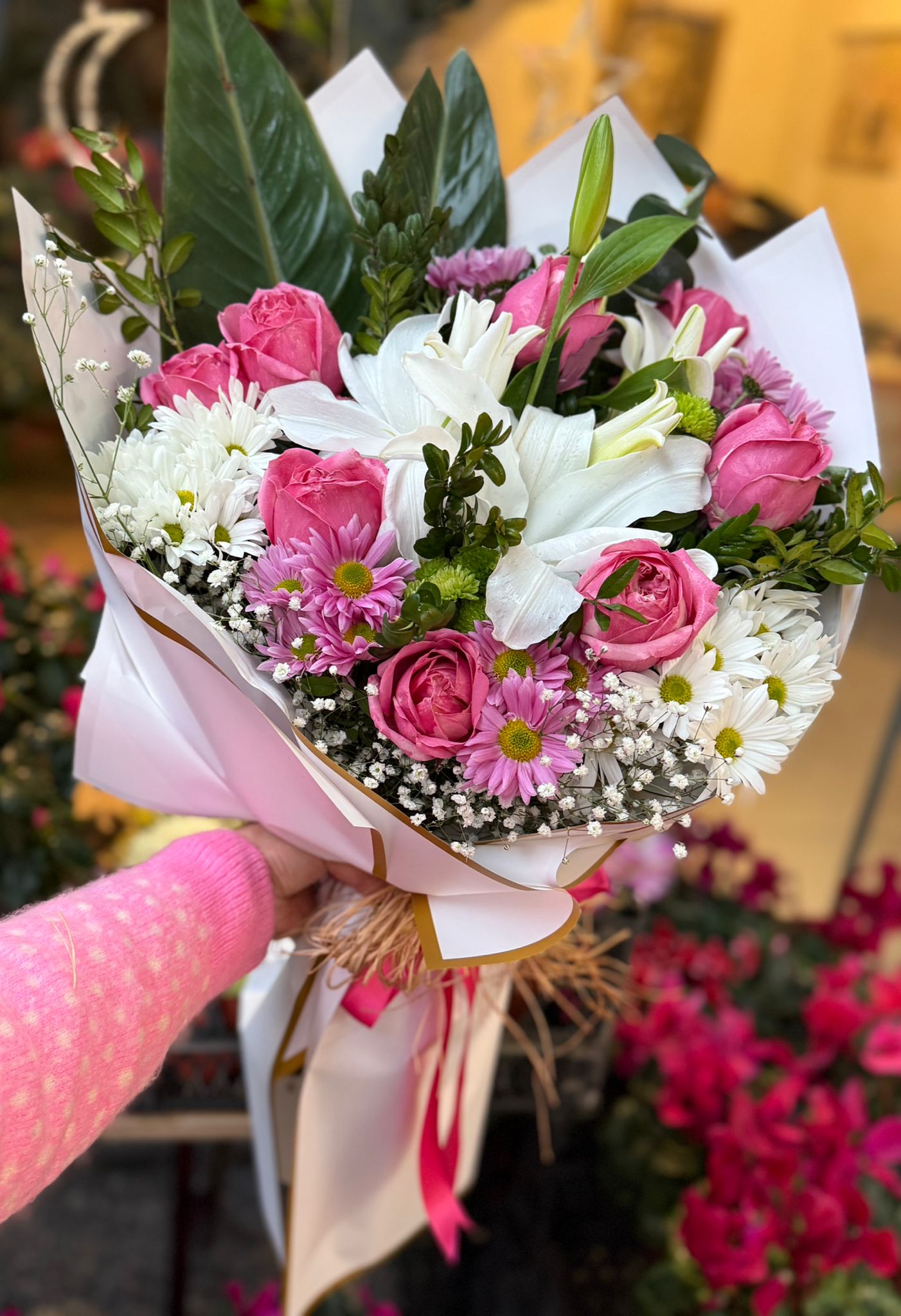 butik-pembe-gullu-kis-buketi